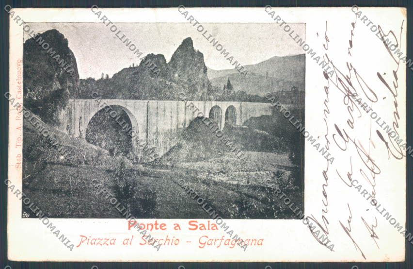 Lucca Garfagnana Ponte a Sala cartolina ZB3898 – fronte