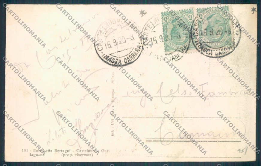 Lucca Castelnuovo Garfagnana cartolina ZB3931 – retro