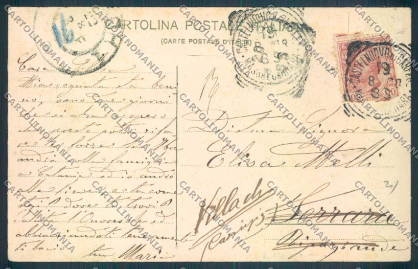 Lucca Castelnuovo Garfagnana cartolina ZB3960 – retro
