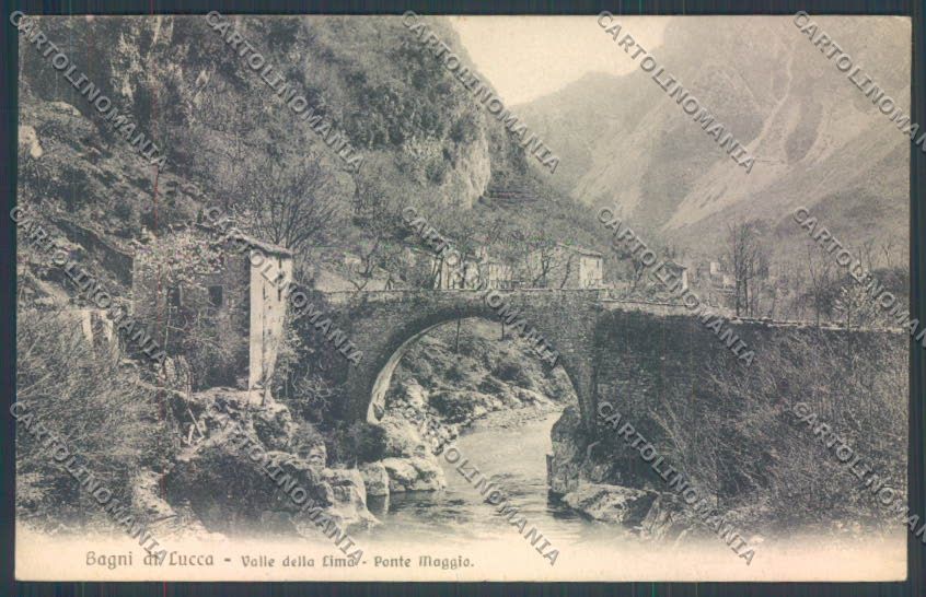 Lucca Bagni di Ponte Maggio cartolina ZB3970 – fronte