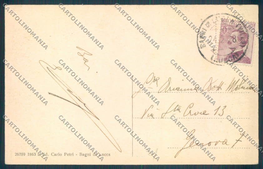 Lucca Bagni di Formoli cartolina ZB3971 – retro