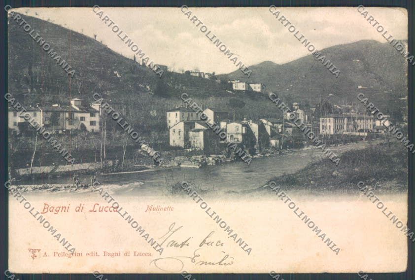 Lucca Bagni di Mulinetto cartolina ZB3972 – fronte