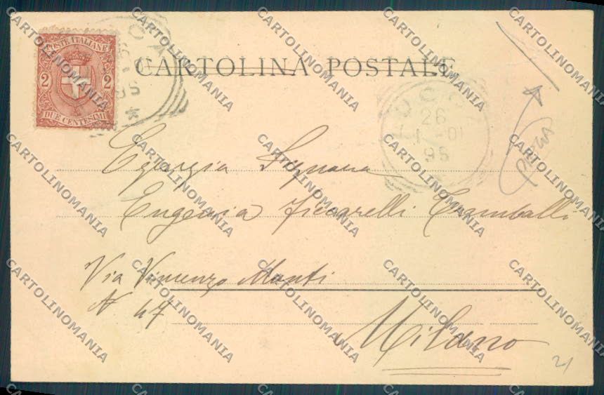 Lucca Viareggio Torre del Lago Massaciuccoli PIEGA cartolina ZB3982 – retro