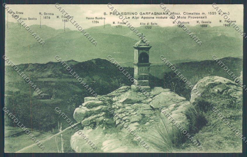Lucca Garfagnana San Pellegrino Ariosto cartolina ZB3984 – fronte