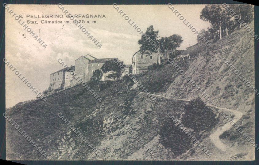 Lucca Garfagnana San Pellegrino Monti cartolina ZB3998 – fronte
