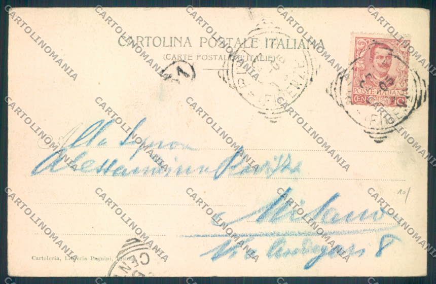 Pistoia Città cartolina ZB4374 – retro
