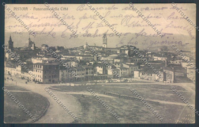 Pistoia Città PIEGHE cartolina ZB4384 – fronte