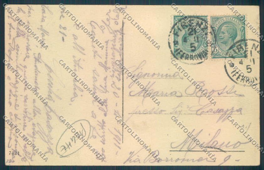 Pistoia Città PIEGHE cartolina ZB4384 – retro