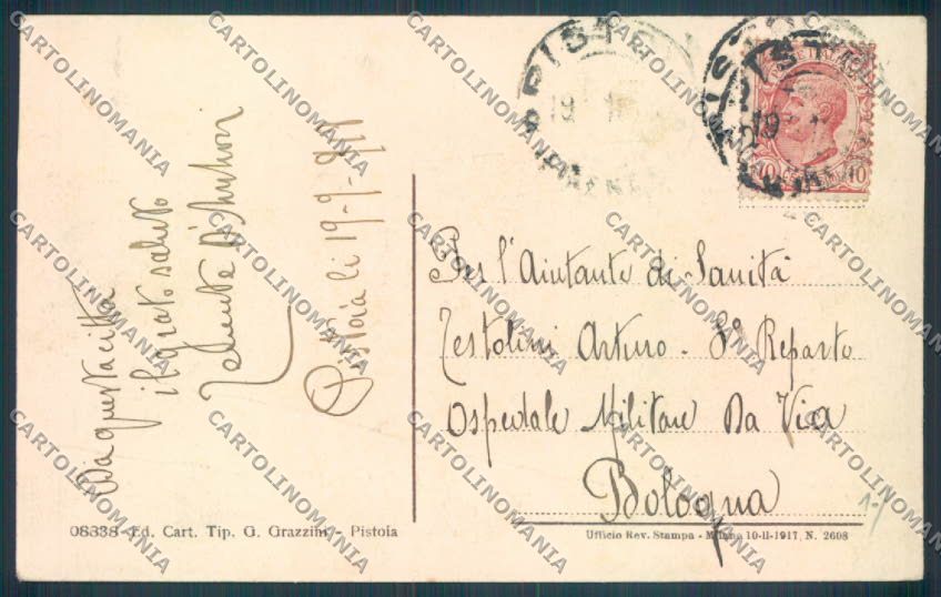 Pistoia Città cartolina ZB4393 – retro