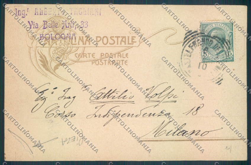 Pistoia Città Banca PIEGA cartolina ZB4395 – retro