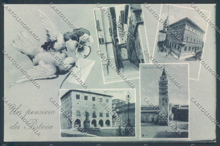 Pistoia Città Un pensiero da SCOLLATA cartolina ZB4409 – fronte