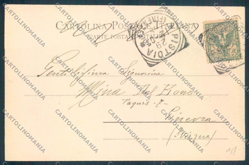 Pistoia Città cartolina ZB4424 – retro