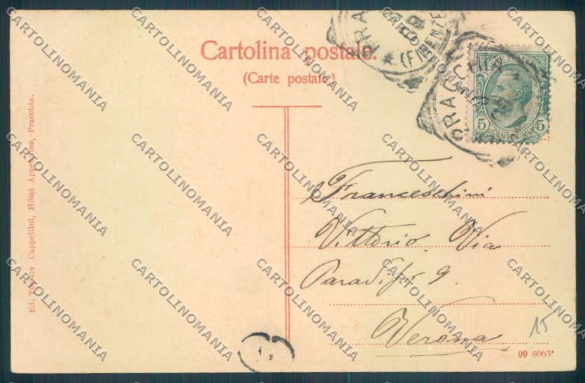 Pistoia Pracchia cartolina ZB4437 – retro