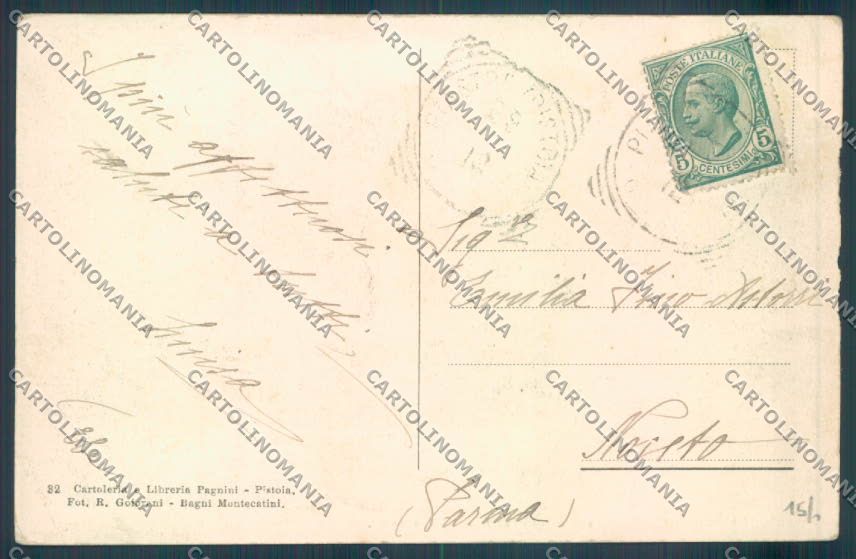 Pistoia Piastre cartolina ZB4458 – retro