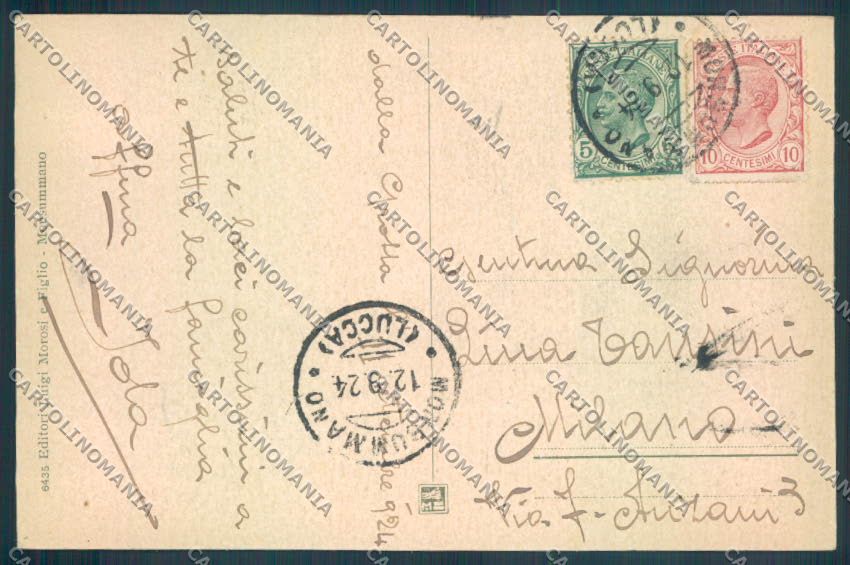 Pistoia Monsummano cartolina ZB4475 – retro