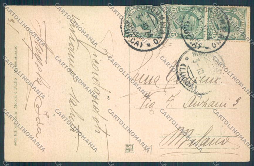 Pistoia Monsummano Grotta cartolina ZB4485 – retro