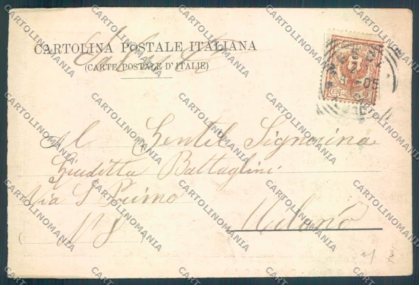 Pistoia Collodi cartolina ZB4498 – retro