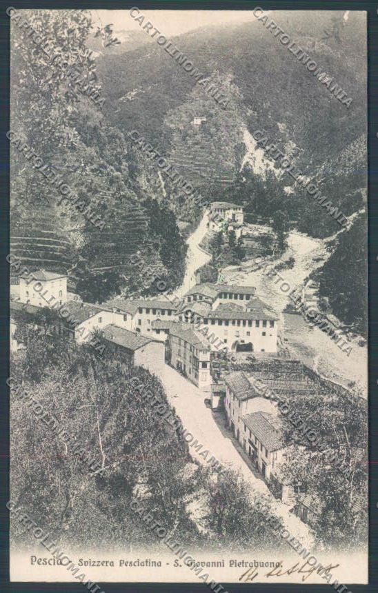 Pistoia Pescia Pietrabuona cartolina ZB4510 – fronte