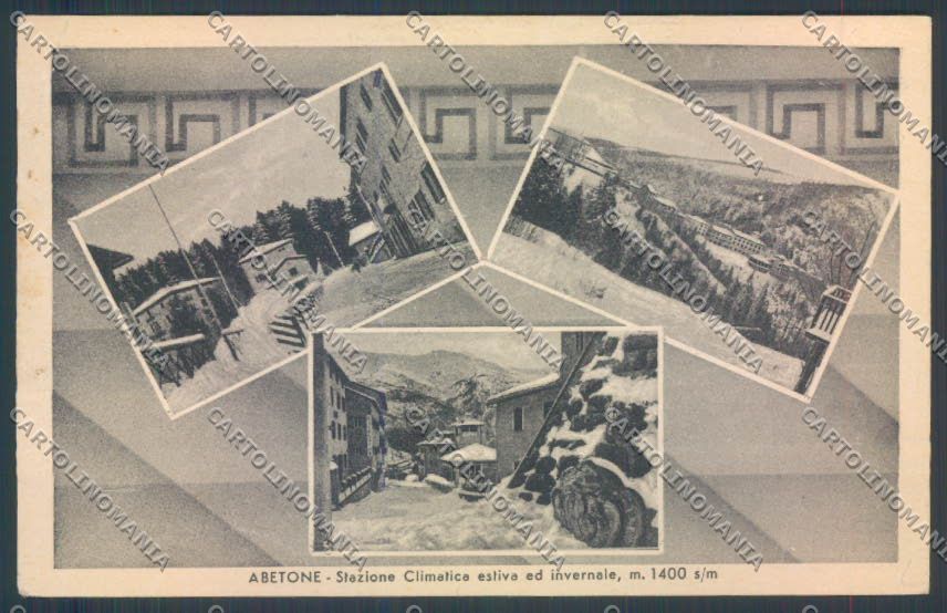 Pistoia Abetone PIEGA cartolina ZB4531 – fronte