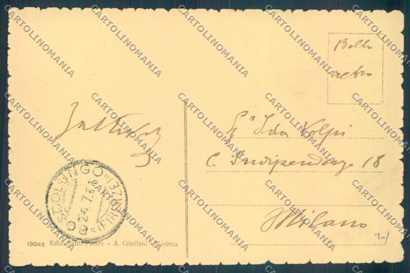 Pistoia Boscolungo cartolina ZB4539 – retro
