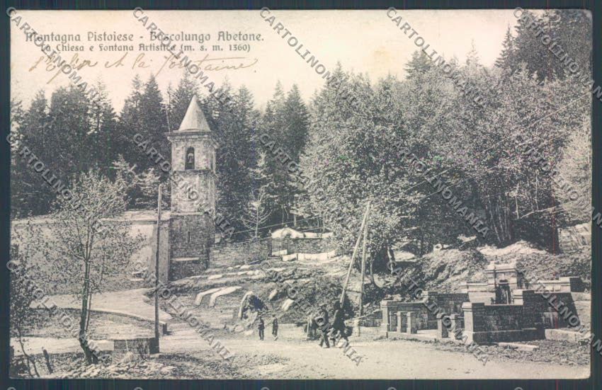 Pistoia Boscolungo PIEGHINA cartolina ZB4543 – fronte