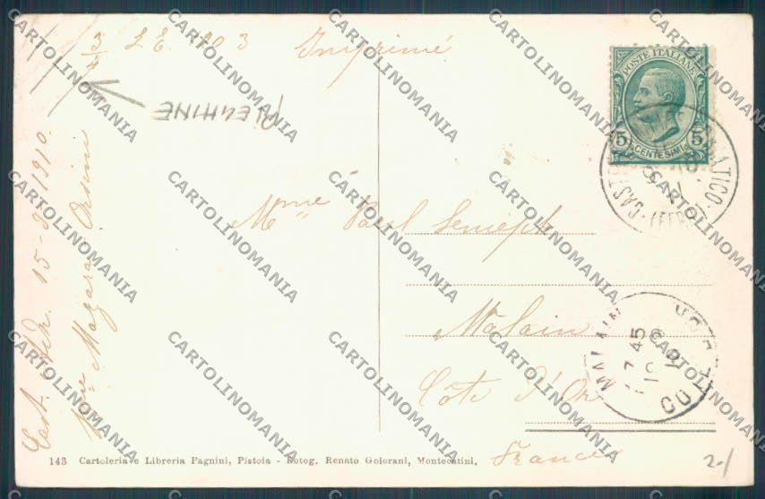 Pistoia Boscolungo PIEGHINA cartolina ZB4543 – retro