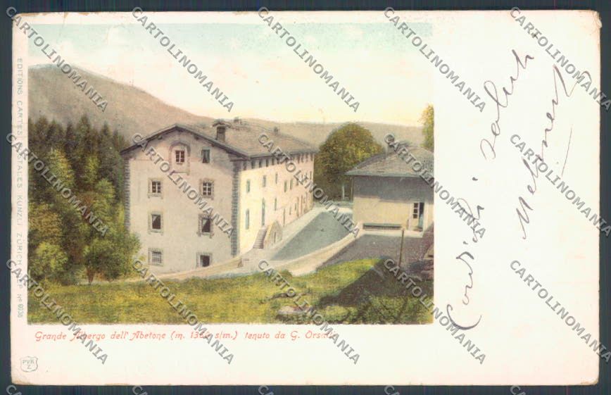 Pistoia Abetone cartolina ZB4546 – fronte