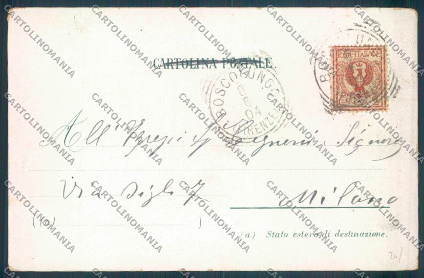 Pistoia Abetone cartolina ZB4546 – retro