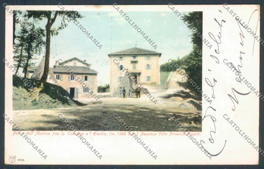 Pistoia Abetone cartolina ZB4547 – fronte