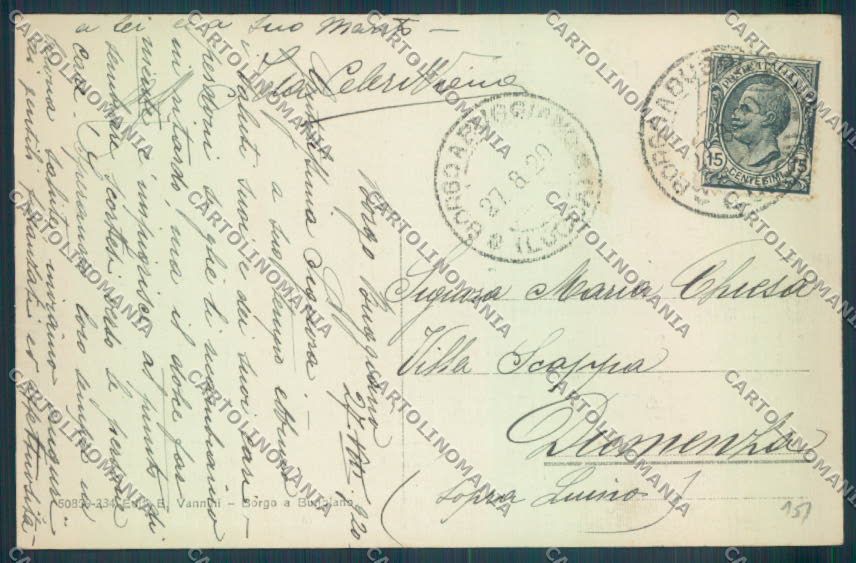 Pistoia Borgo a Buggiano cartolina ZB4549 – retro