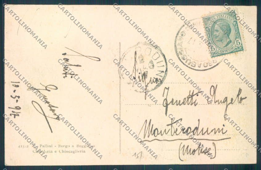 Pistoia Massa Cozzile cartolina ZB4550 – retro