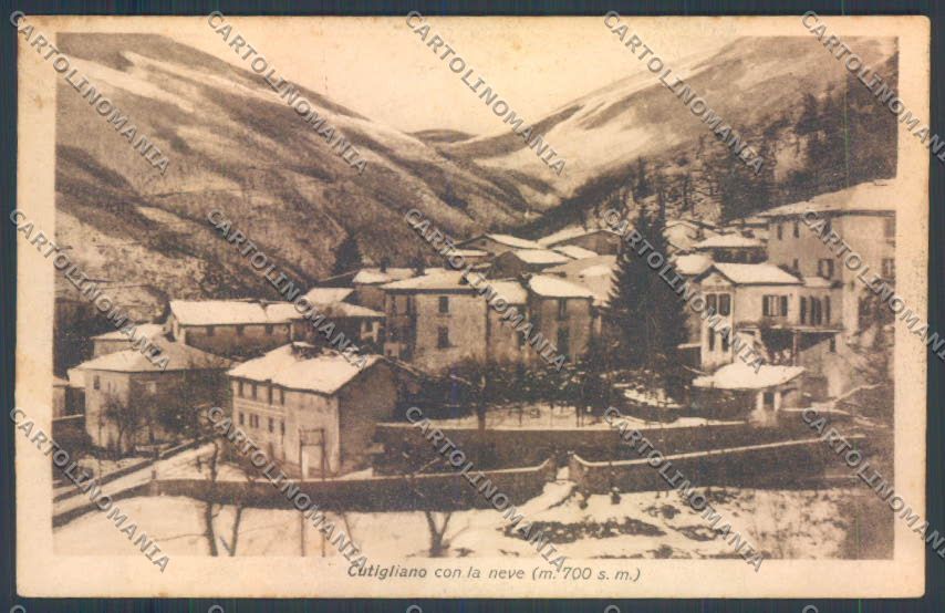 Pistoia Cutigliano Nevicata cartolina ZB4565 – fronte