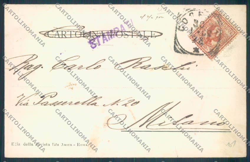 Pistoia Lamporecchio cartolina ZB4568 – retro