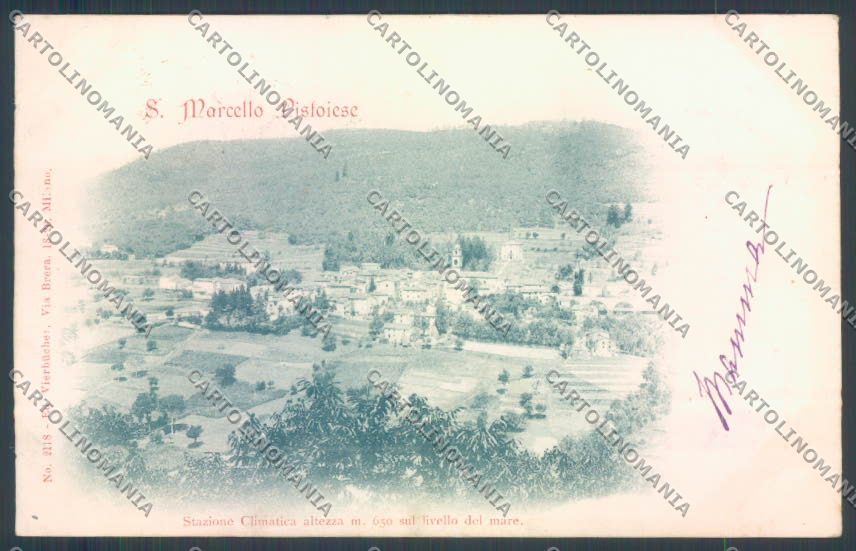 Pistoia San Marcello Pistoiese cartolina ZB4575 – fronte