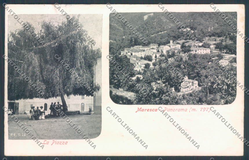 Pistoia San Marcello Pistoiese Maresca PIEGA cartolina ZB4589 – fronte