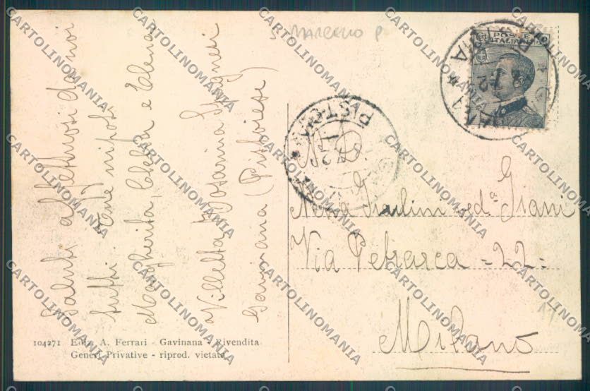Pistoia San Marcello Pistoiese Gavinana cartolina ZB4591 – retro