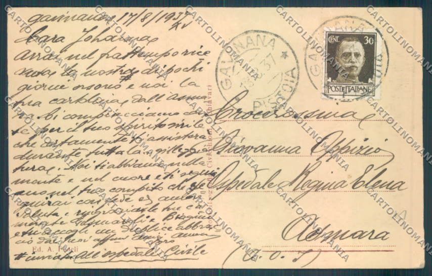 Pistoia San Marcello Pistoiese Gavinana cartolina ZB4600 – retro