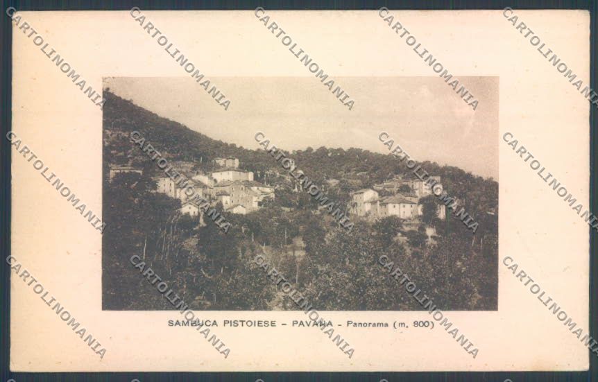 Pistoia Sambuca Pistoiese Pavana cartolina ZB4607 – fronte