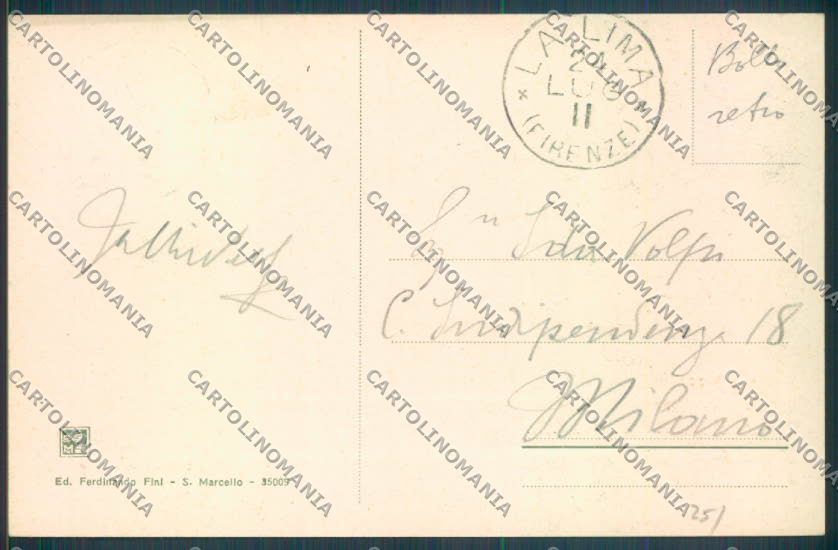 Pistoia San Marcello Pistoiese cartolina ZB4615 – retro
