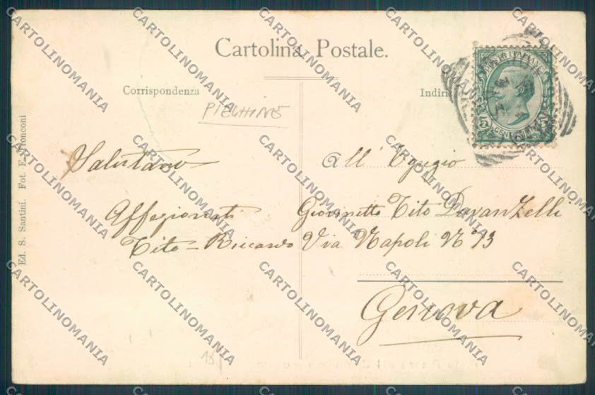 Prato Città PIEGHINE cartolina ZB4650 – retro