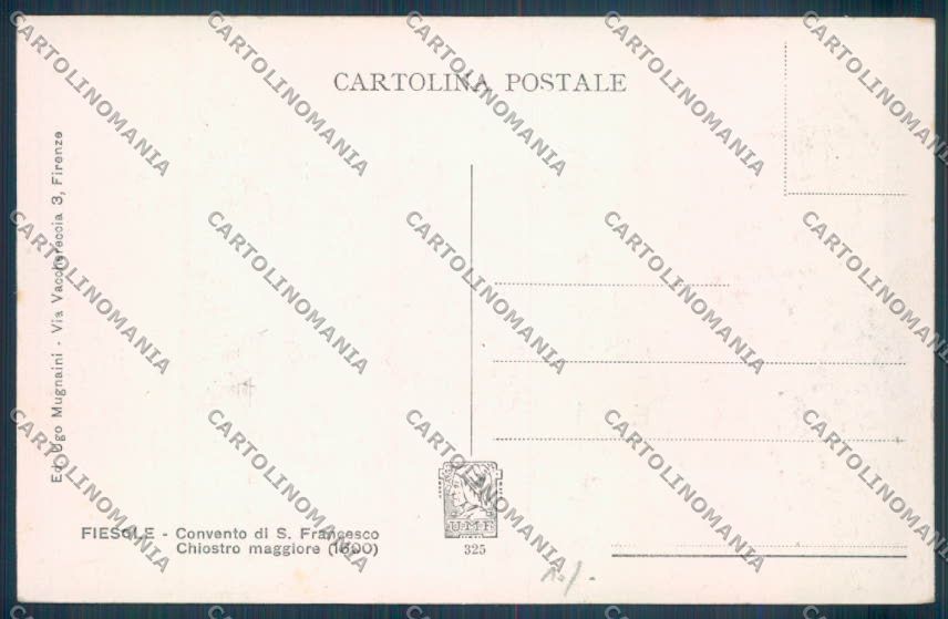 Firenze Fiesole cartolina ZB4693 – retro
