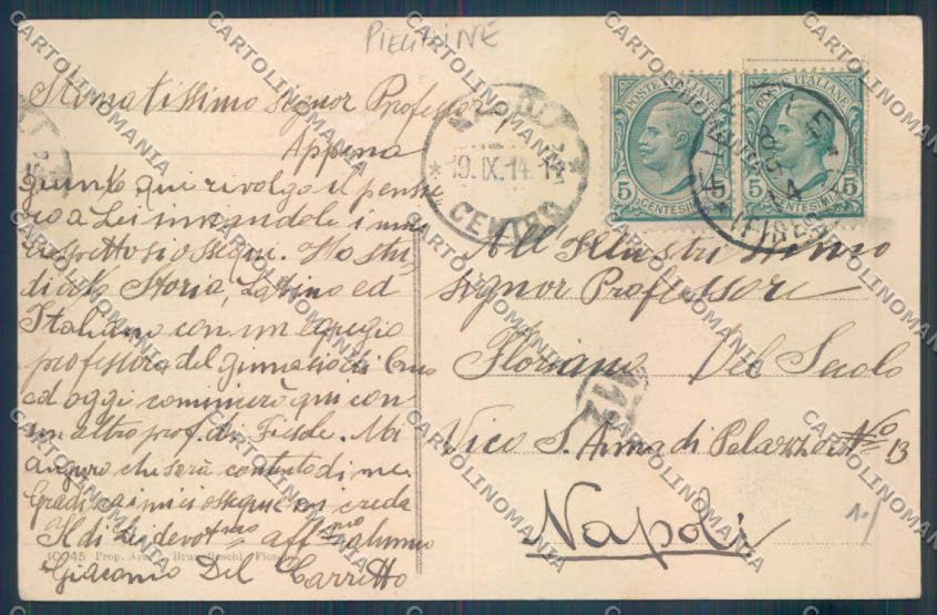 Firenze Fiesole PIEGHINE cartolina ZB4695 – retro