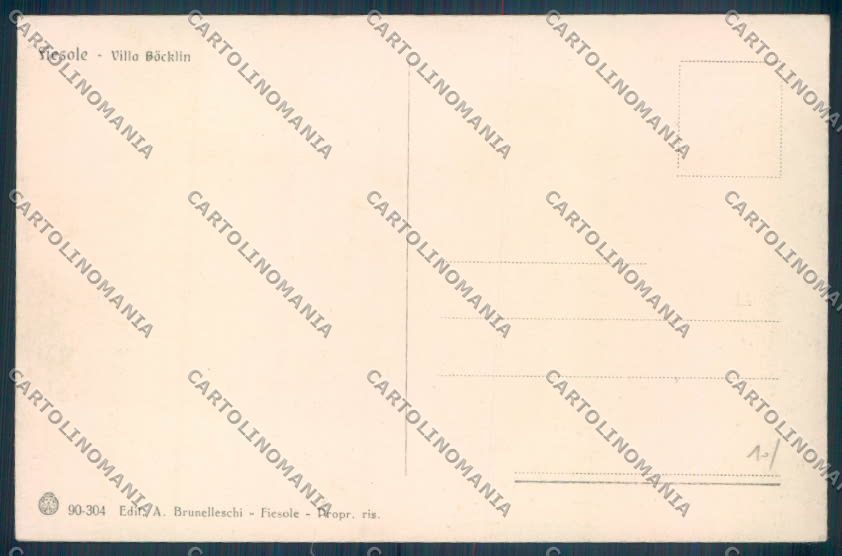 Firenze Fiesole cartolina ZB4703 – retro