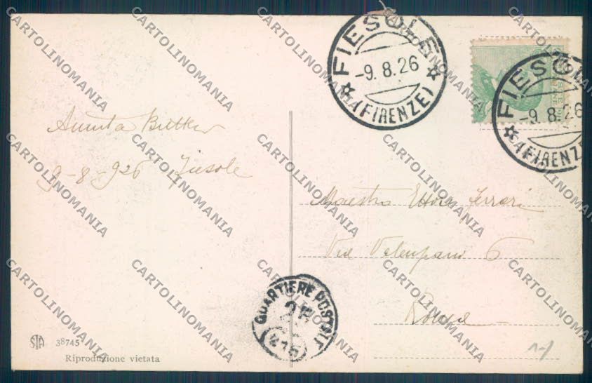 Firenze Fiesole cartolina ZB4706 – retro