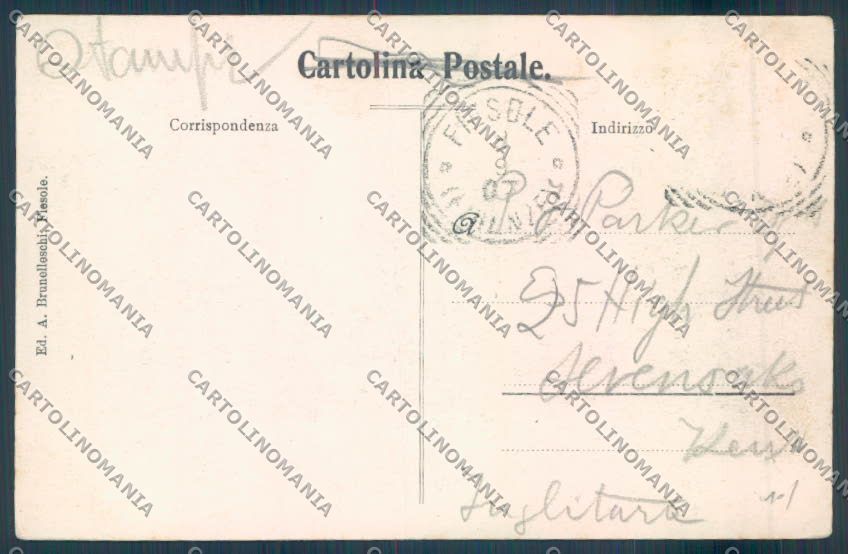 Firenze Fiesole cartolina ZB4715 – retro