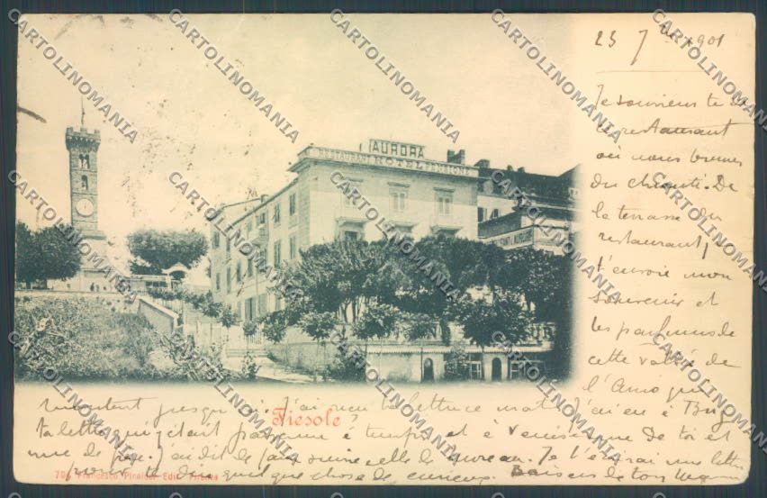 Firenze Fiesole PIEGHINA cartolina ZB4735 – fronte