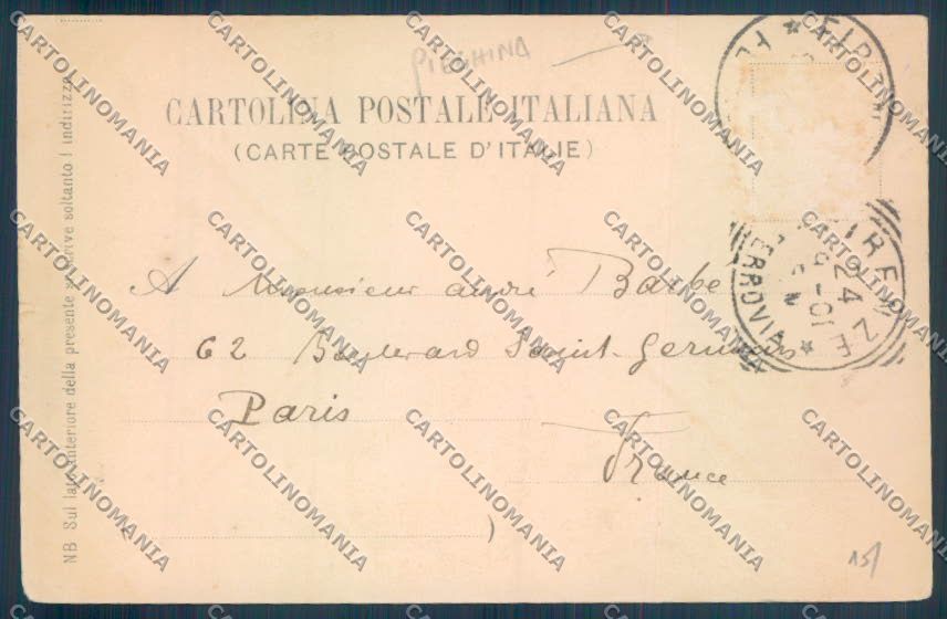 Firenze Fiesole PIEGHINA cartolina ZB4735 – retro