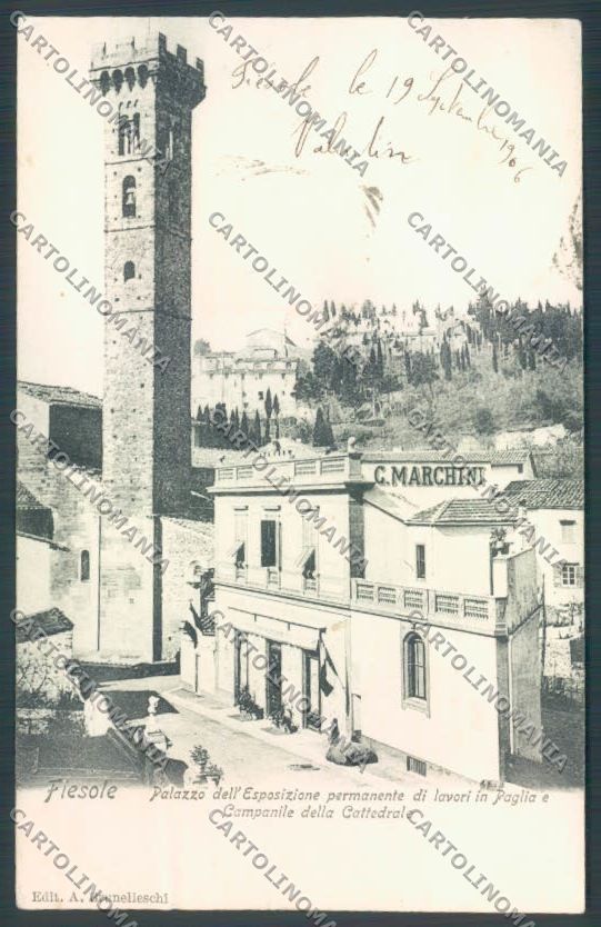 Firenze Fiesole SCOLLATA cartolina ZB4768 – fronte