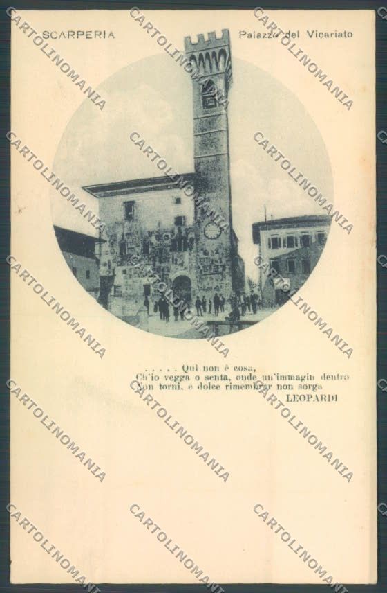Firenze Scarperia Leopardi cartolina ZB4823 – fronte