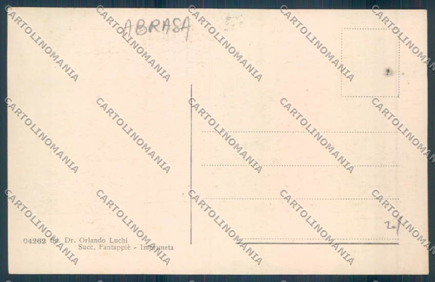 Firenze Impruneta ABRASA cartolina ZB4843 – retro